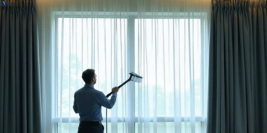 Commercial curtain steam cleaning service pines-forest-vic hotels offices